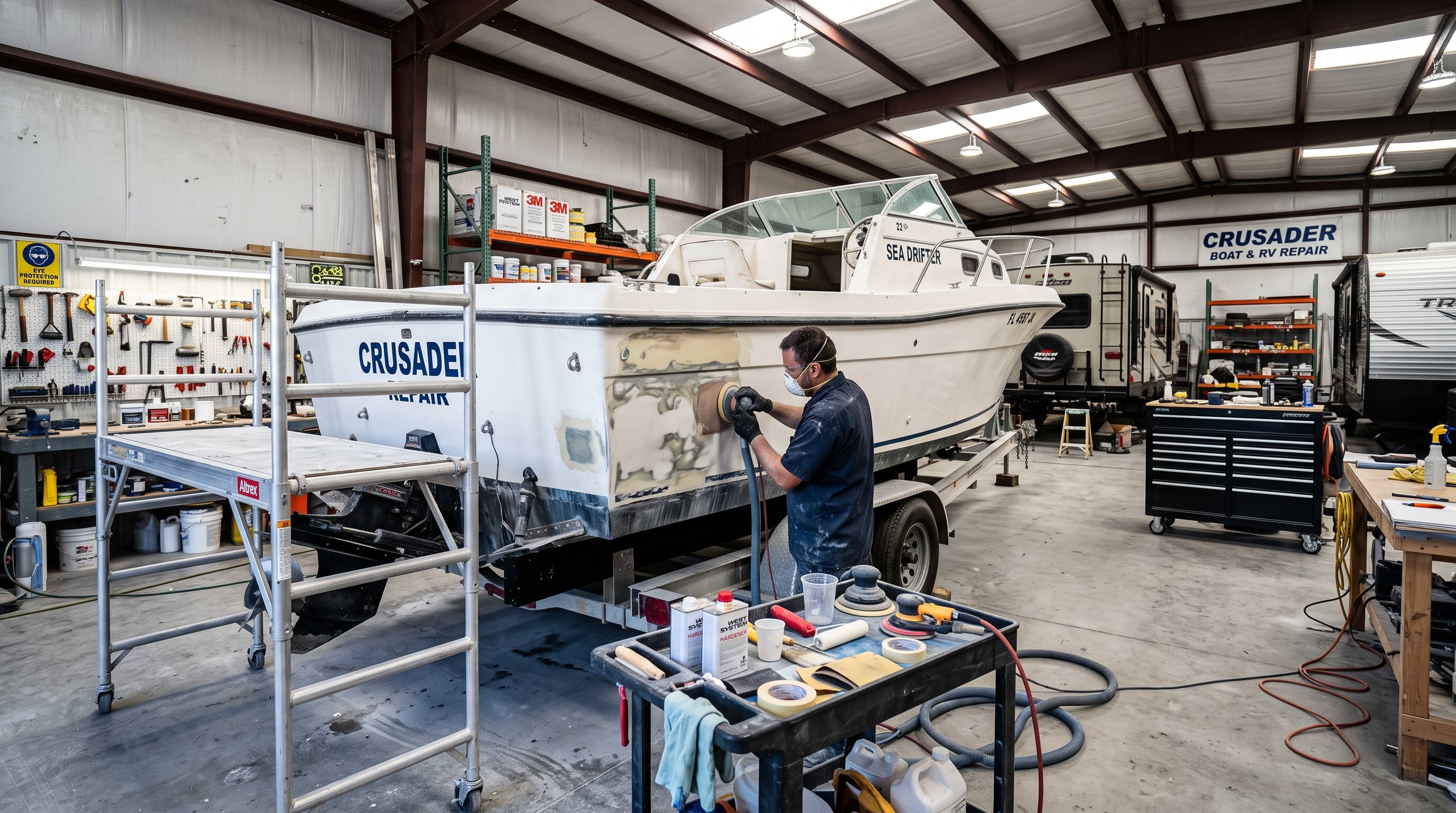 Fiberglass Boat & RV Repair case study